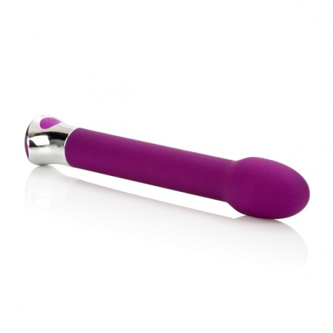 Фиолетовый вибратор Risqué® 10-Function Tulip - 17 см.